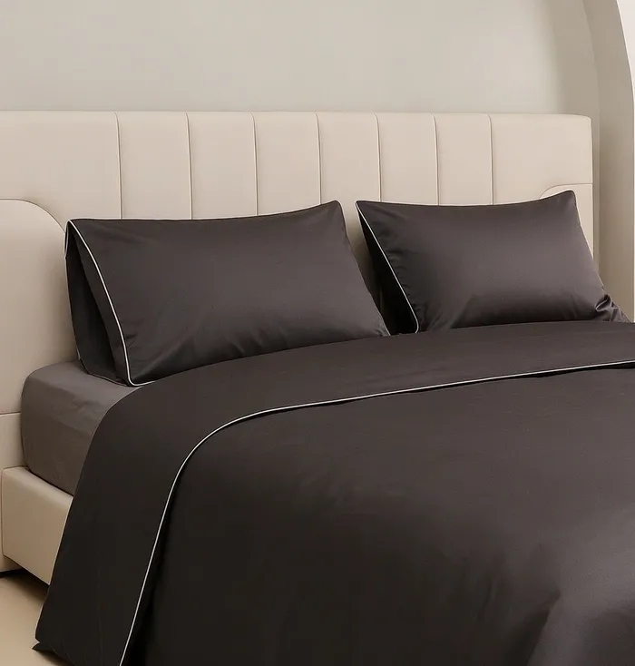 Постельное белье Serene Audrey Графит, Семейное, 400 TC | Фото 1