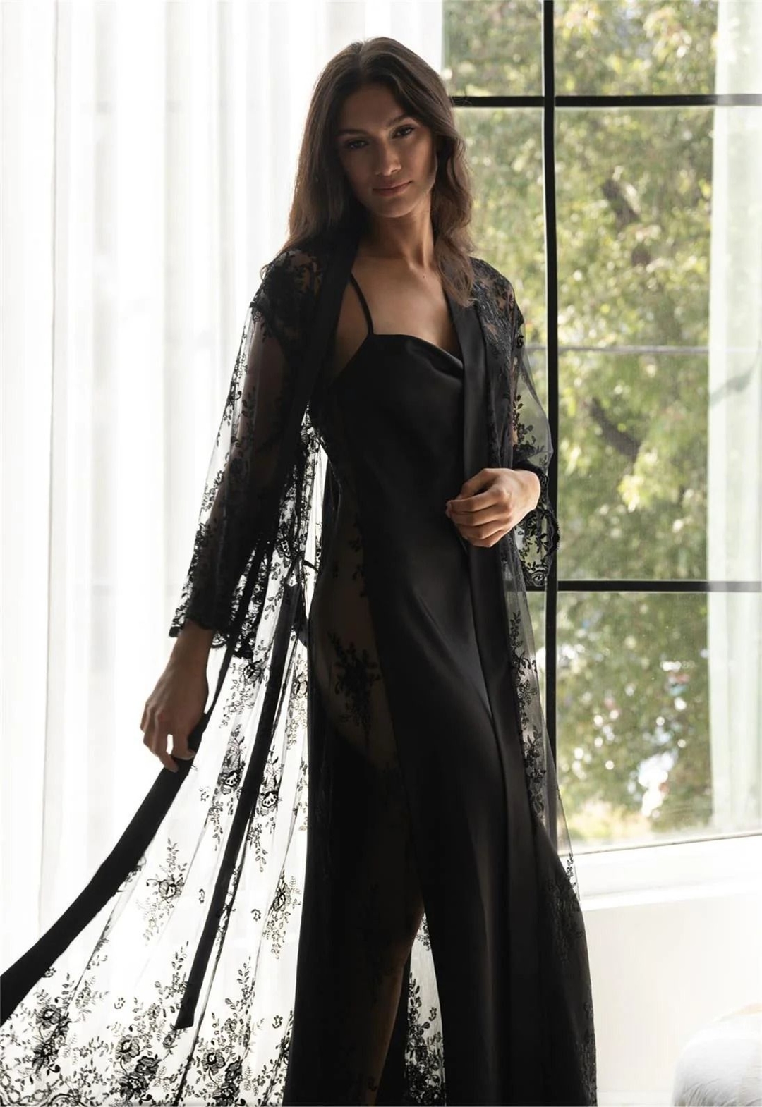 Сорочка с кружевными вставками Rya Darling Gown | Фото 3