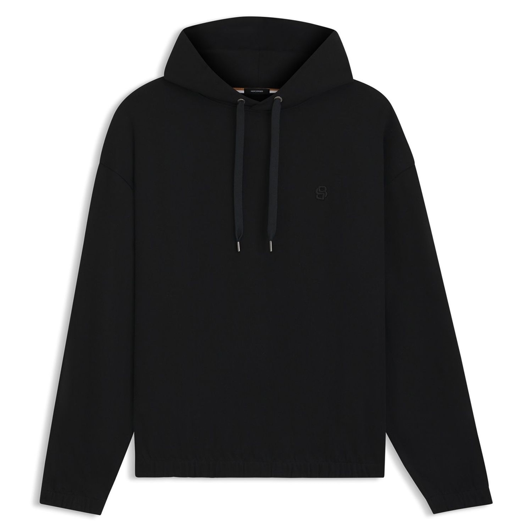 Мужское худи из хлопка BOSS Black | Фото 1