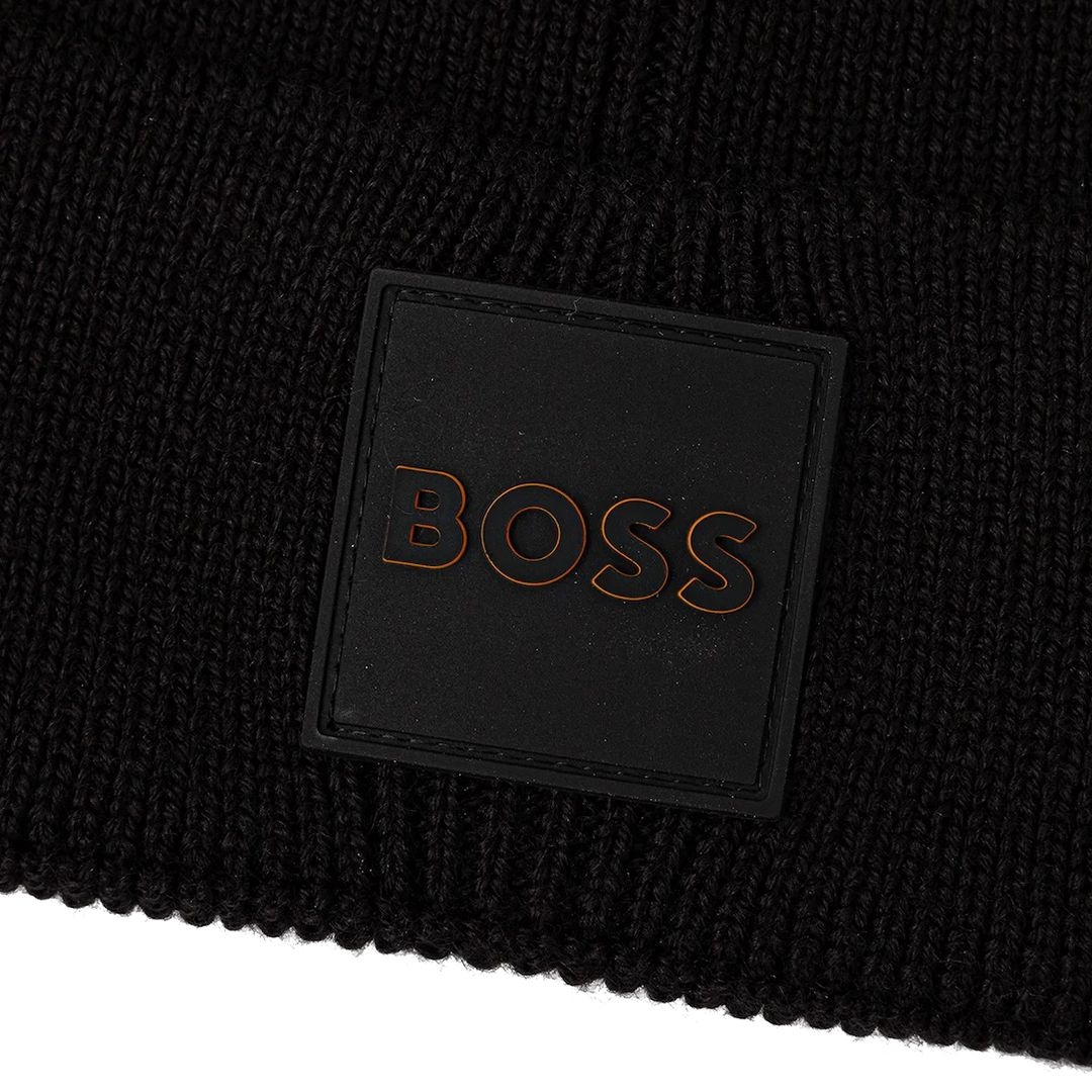 Мужская шапка-бини из шерсти BOSS | Фото 2