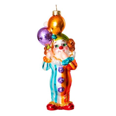 Ёлочная игрушка Клоун с шариками Holiday Classics | Фото 1