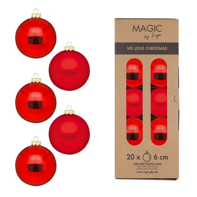Набор ёлочных игрушек Шары Inges Magic