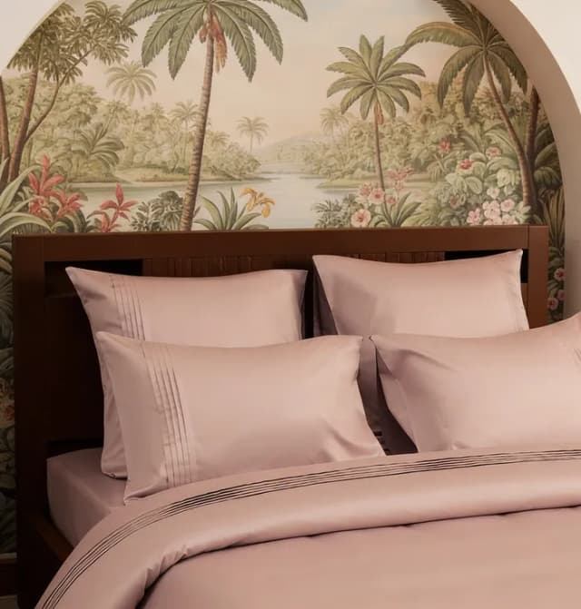 Постельное белье Serene Audrey Чайная роза, Евро, 400 TC