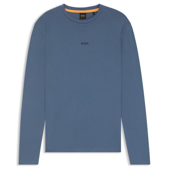 Мужской лонгслив из эластичного хлопка BOSS Orange