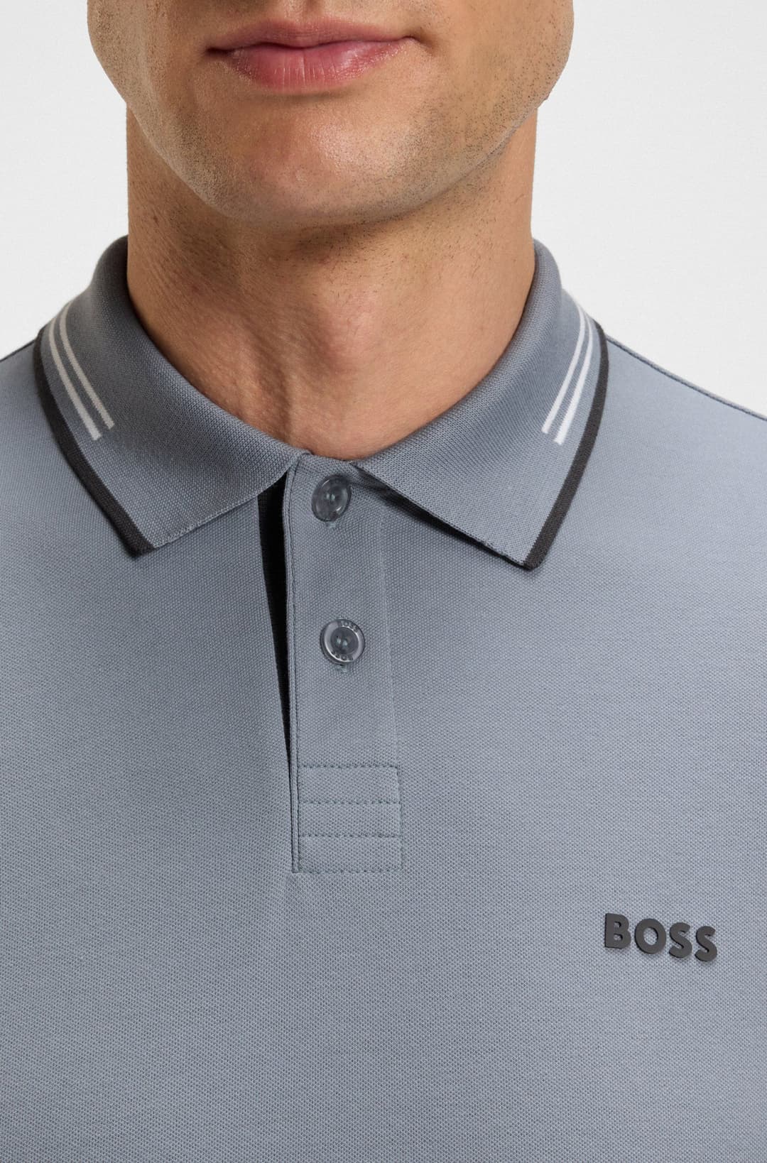 Мужское поло из эластичного хлопка BOSS Green | Фото 5