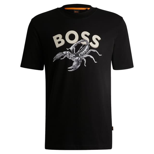 Мужская футболка с фото-печатью BOSS Orange