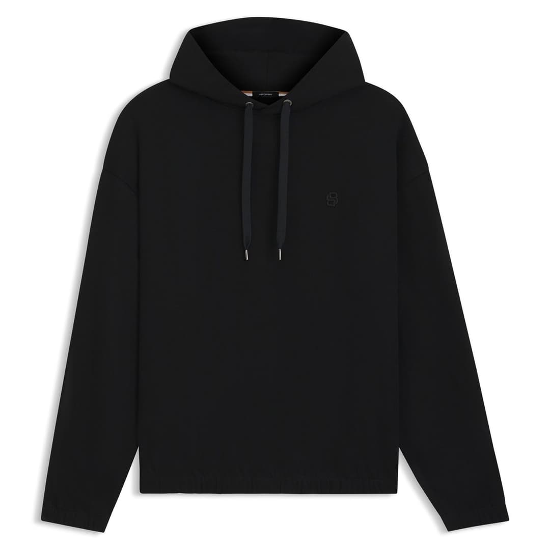 Мужское худи из хлопка BOSS Black | Фото 1