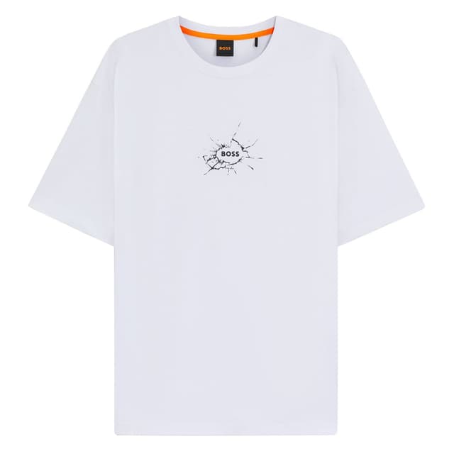 Мужская футболка из хлопка BOSS Orange