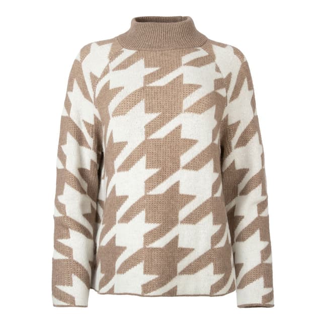 Женский кашемировый джемпер с узором MIR CASHMERE