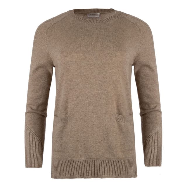 Женский кашемировый джемпер с карманами MIR CASHMERE