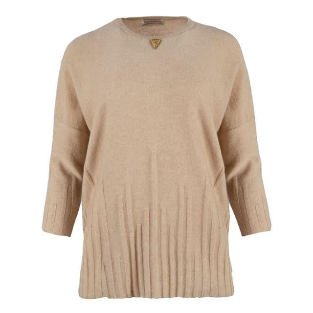 Женский кашемировый джемпер с рукавами 3/4 MIR CASHMERE