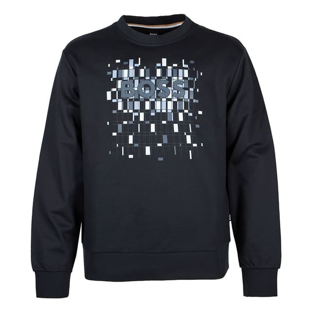 Мужской хлопковый свитшот BOSS Black
