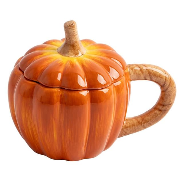 Кружка с крышкой Anna Lafarg Bright pumpkin