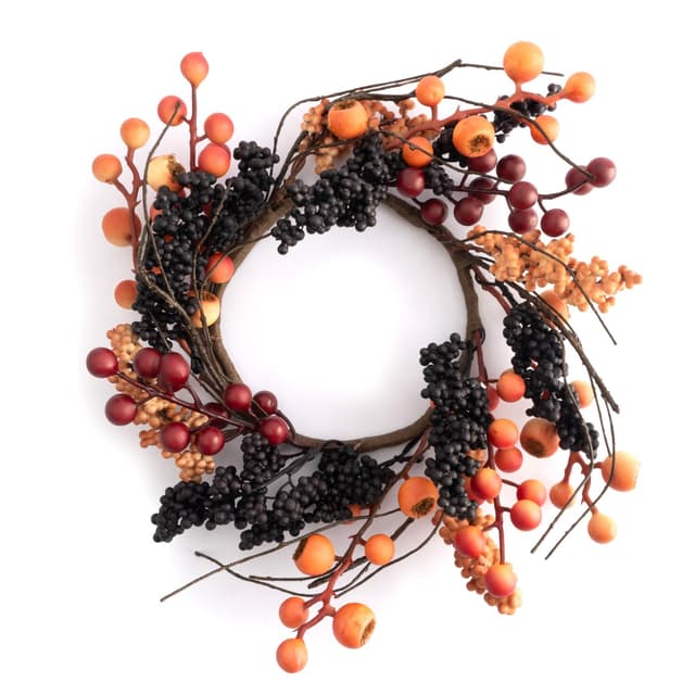 Венок декоративный Anna Lafarg Bright pumpkin, 13/28 см