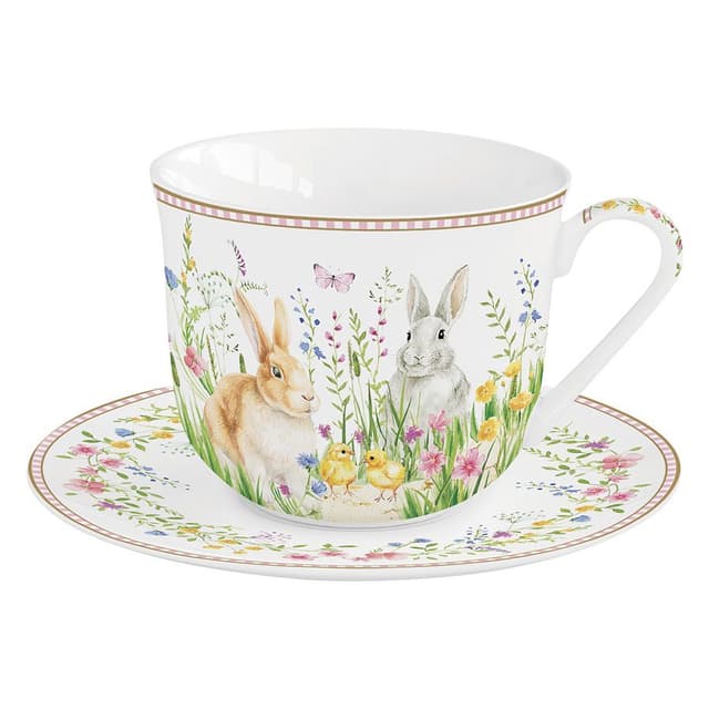 Чайная пара Easy Life, Happy Easter 370 мл