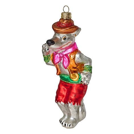 Ёлочная игрушка Серый волк  Holiday Classics