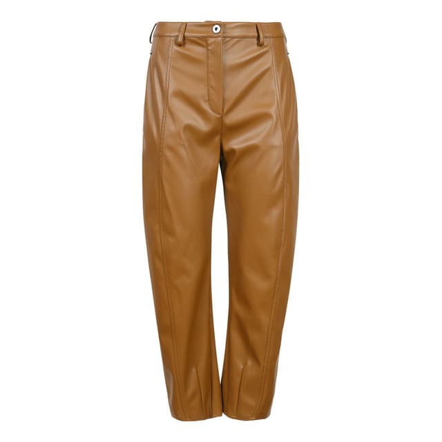 Женские брюки из эко-кожи Max Mara Leisure