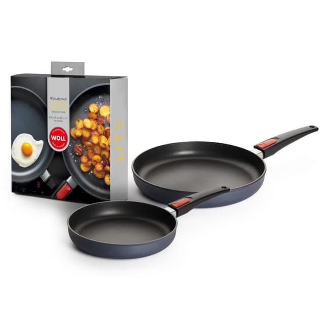 Набор сковород со съёмными ручками Woll Diamond Lite Induction, 24 см + 28 см
