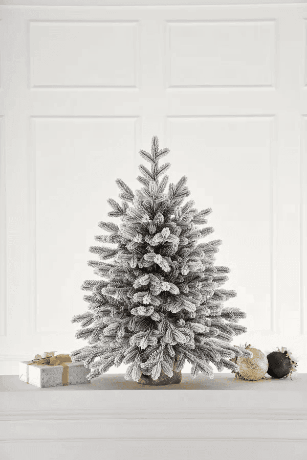 Ель настольная заснеженная Версальская Max Christmas, 0.9 м