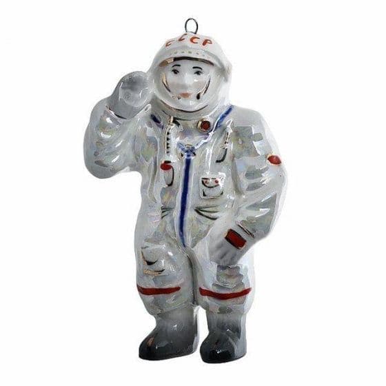 Ёлочная игрушка Космонавт Фарфоровая мануфактура