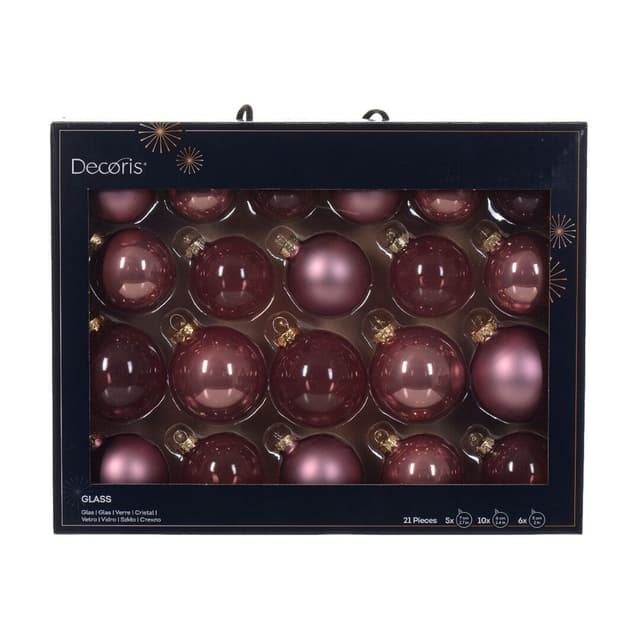 Набор ёлочных игрушек Шары, Kaemingk, 7 см