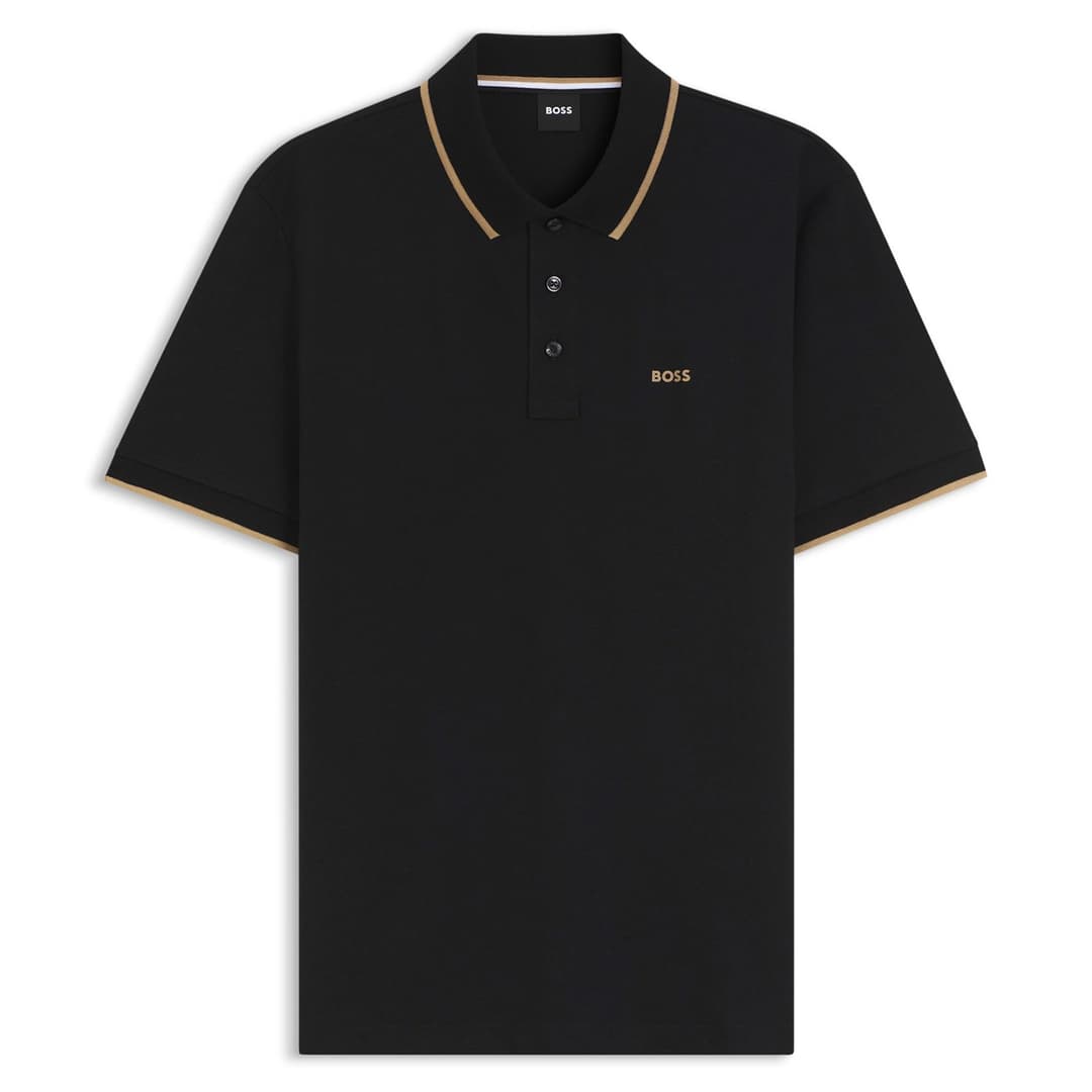 Мужской поло из хлопка BOSS Black | Фото 1