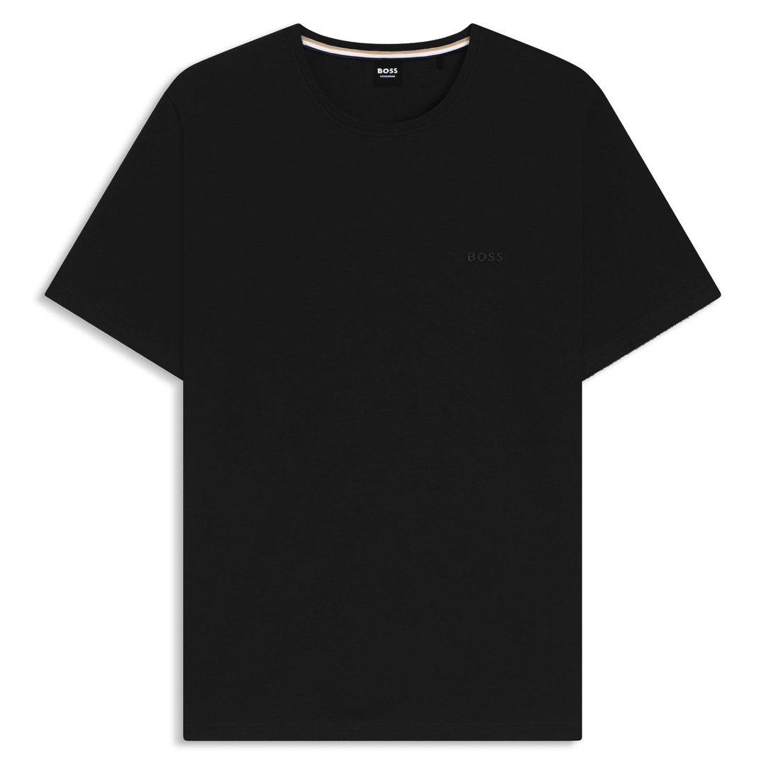 Мужская футболка из эластичного хлопка BOSS Black | Фото 1
