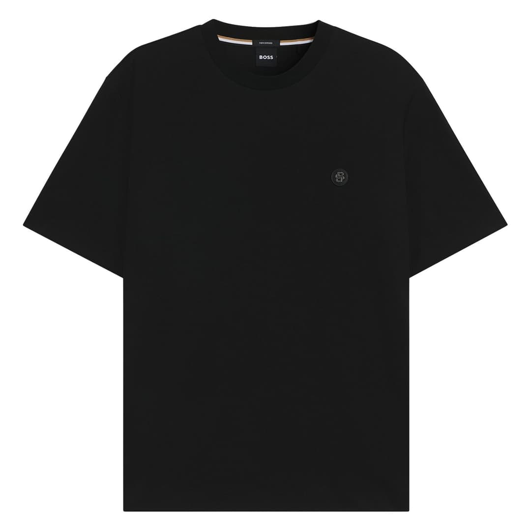 Мужская футболка из мерсеризованного хлопка BOSS Black | Фото 1