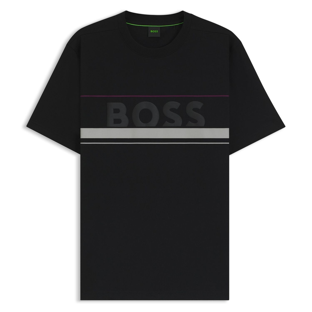 Мужская хлопковая футболка BOSS Green | Фото 1