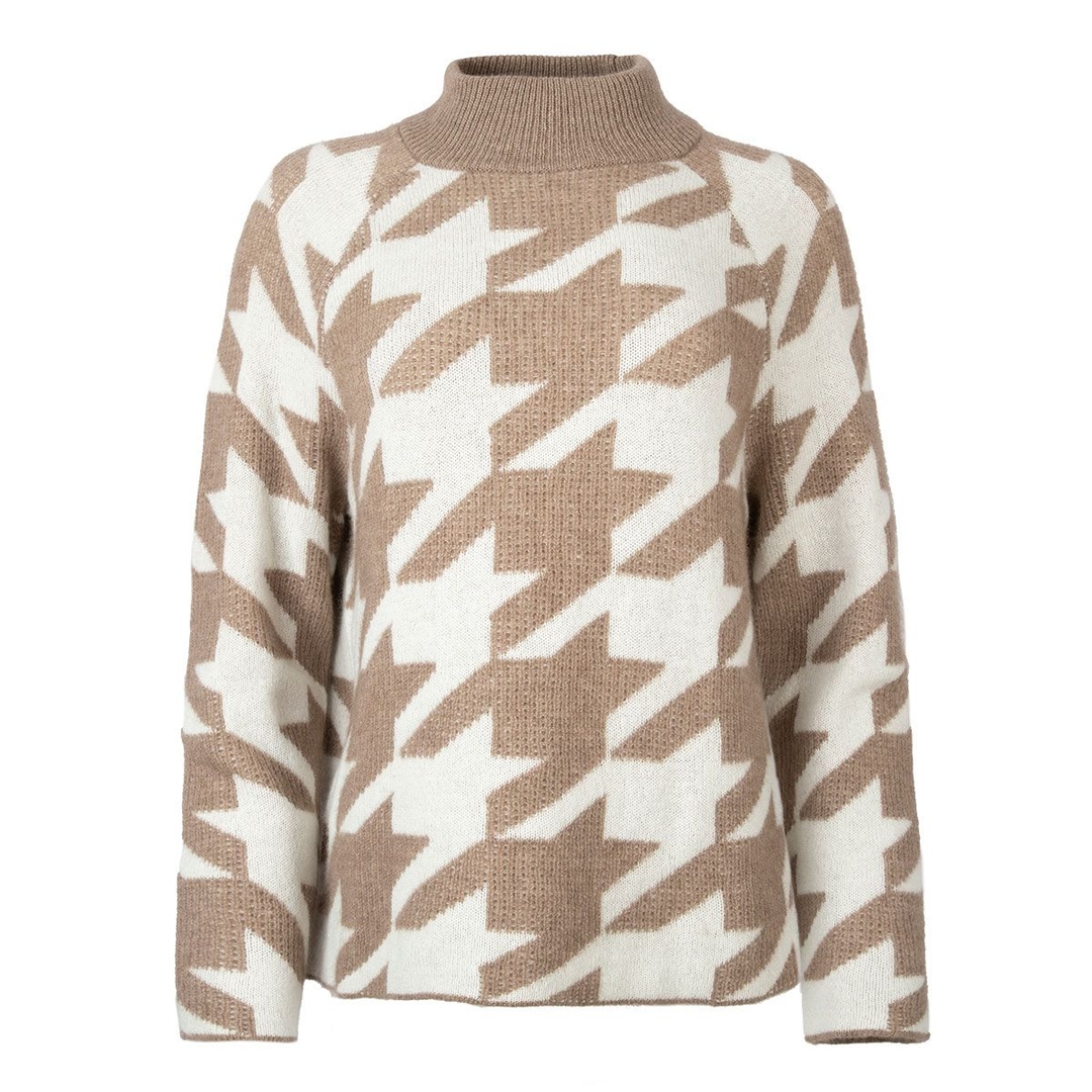 Женский кашемировый джемпер с узором MIR CASHMERE | Фото 1