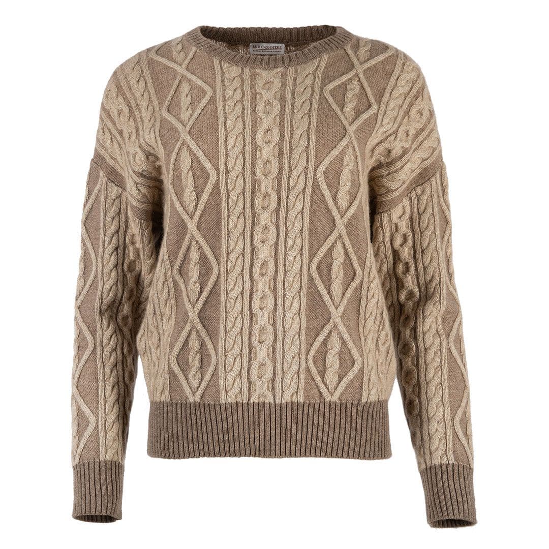 Женский кашемировый джемпер с узором MIR CASHMERE | Фото 1