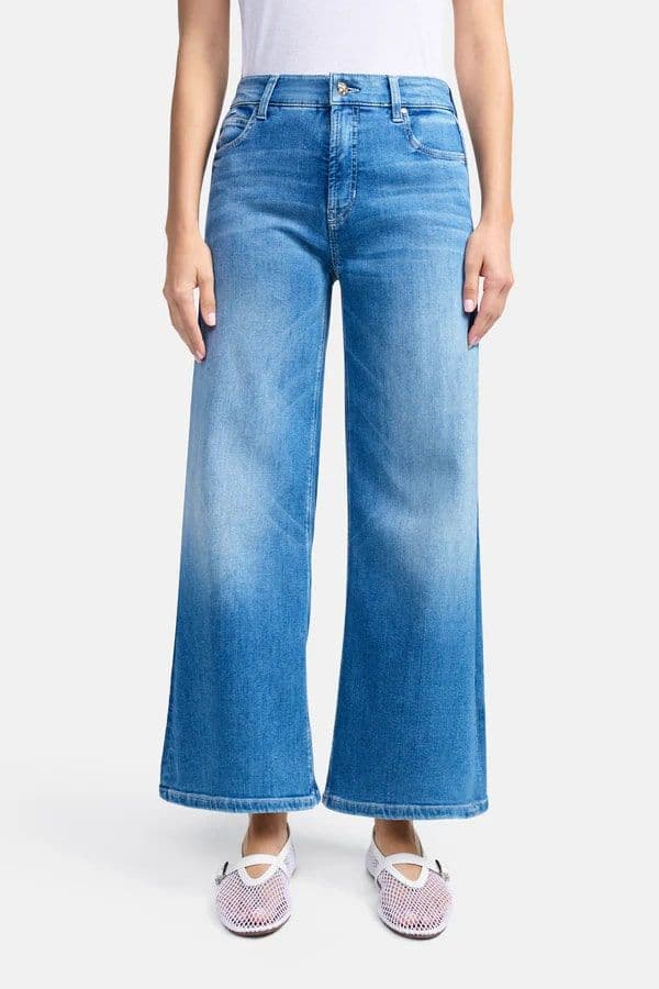 Женские джинсы Cambio Palazzo cropped mit | Фото 3