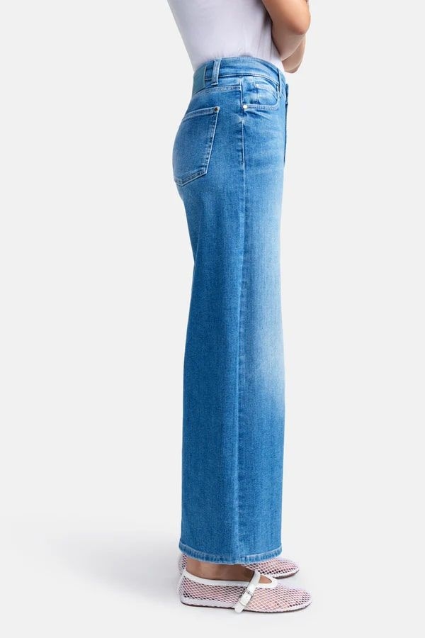 Женские джинсы Cambio Palazzo cropped mit | Фото 4