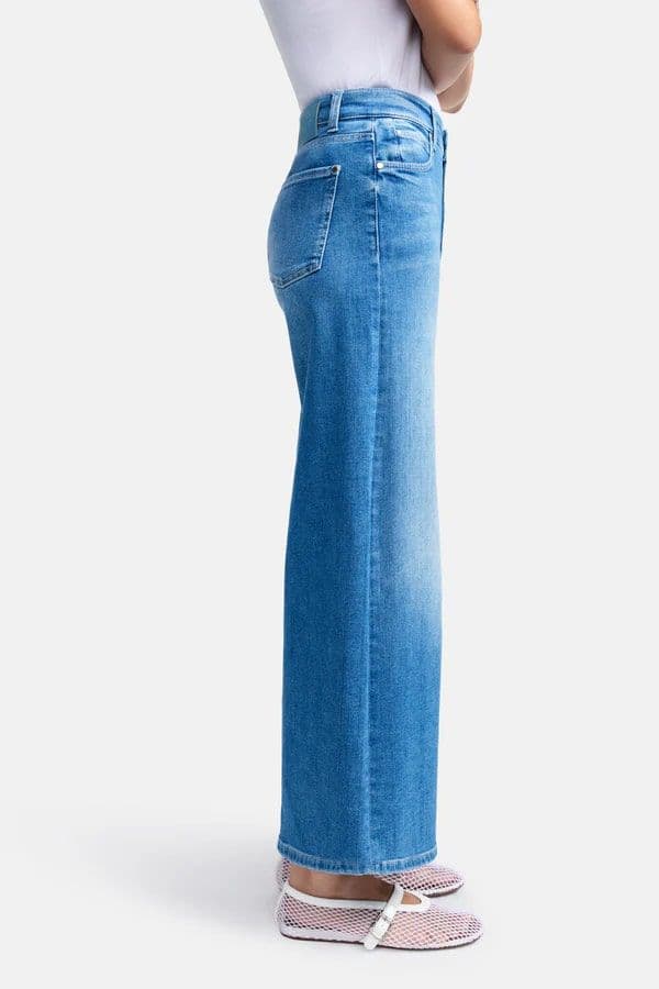 Женские джинсы Cambio Palazzo cropped mit | Фото 4