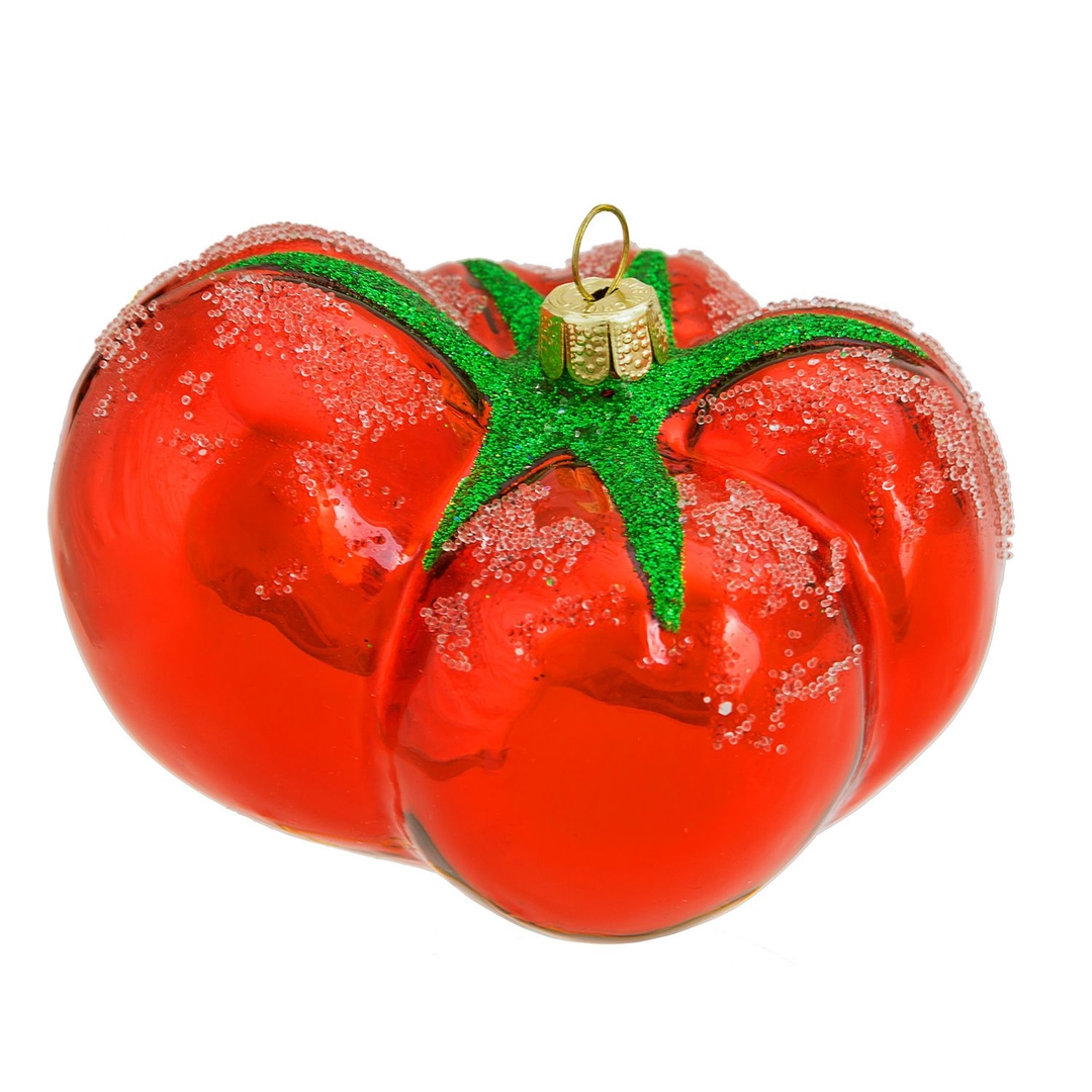 Ёлочная игрушка Томат красный Holiday Classics | Фото 1