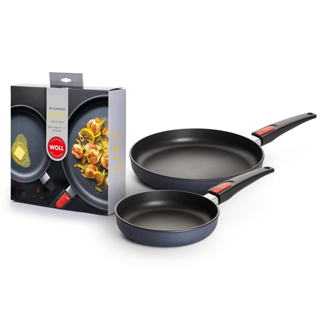 Набор сковород со съёмными ручками Woll Diamond Lite Induction, 20 см + 28 см | Фото 1