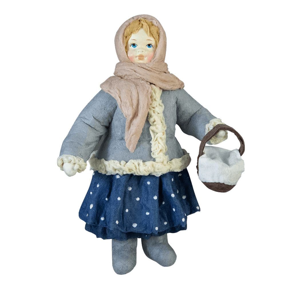 Ёлочная игрушка Девочка с корзинкой Душистыя радости | Фото 1