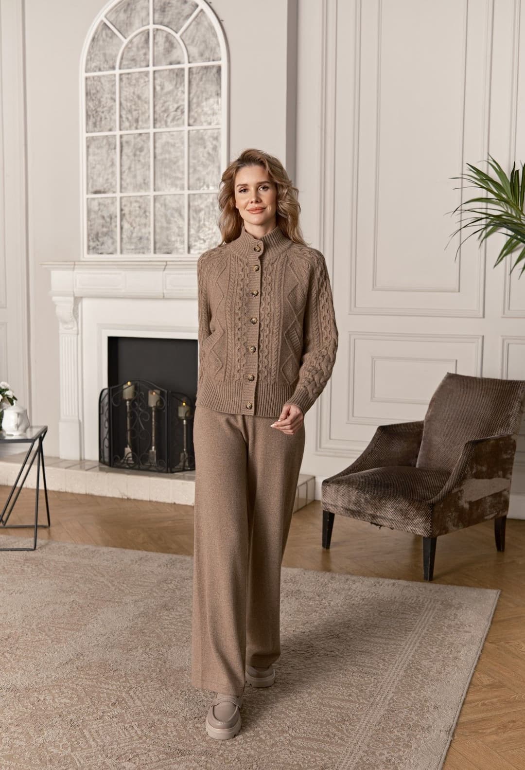 Женский кардиган с узором MIR CASHMERE | Фото 5