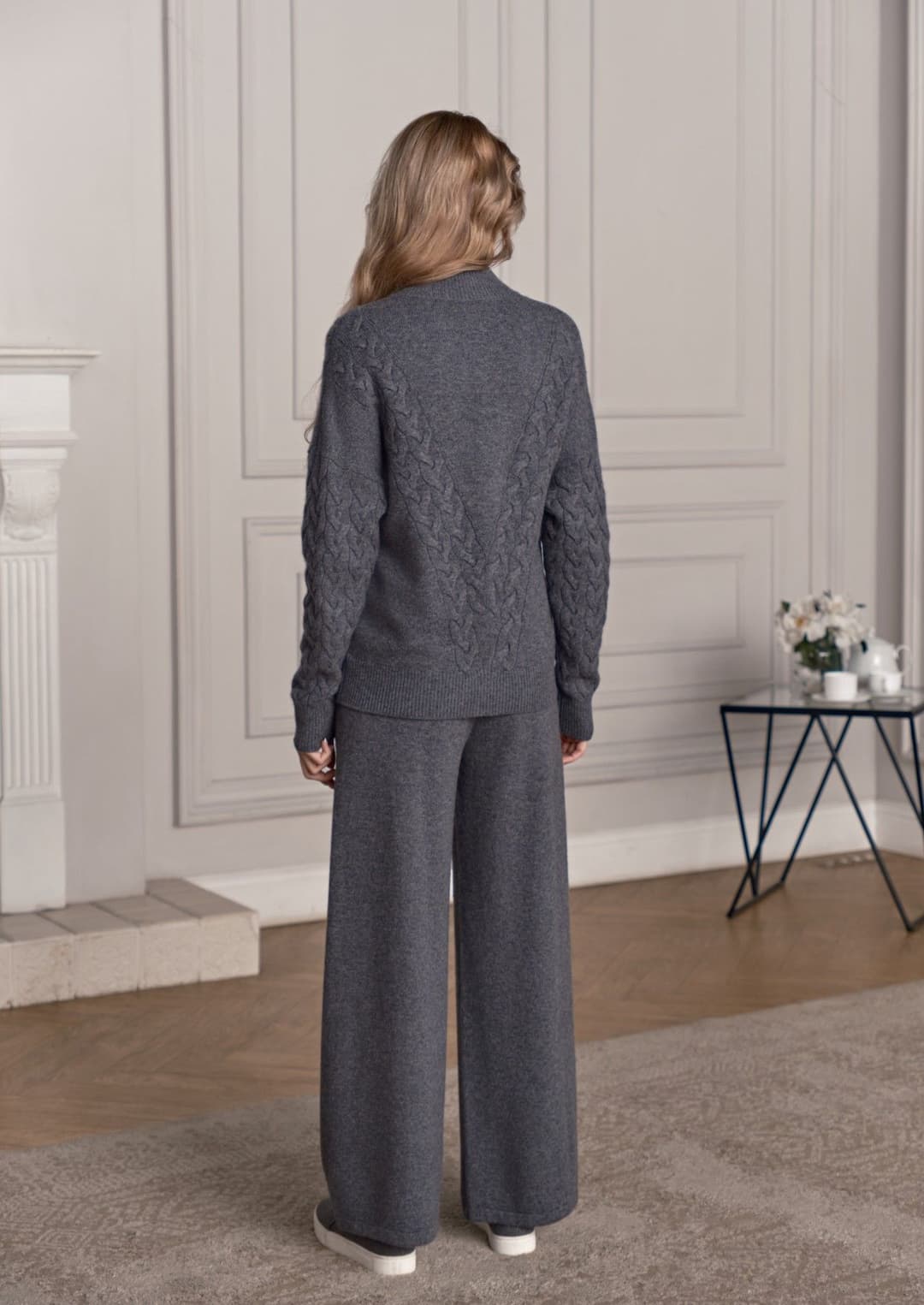 Женский кашемировый кардиган на молнии MIR CASHMERE | Фото 4