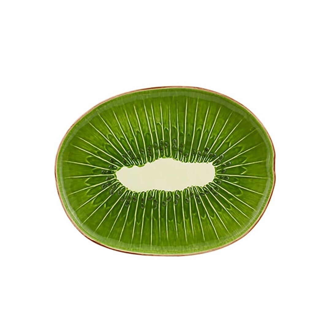 Блюдо сервировочное Bordallo Pinheiro Tropical Fruits, Киви 40х31 см | Фото 1