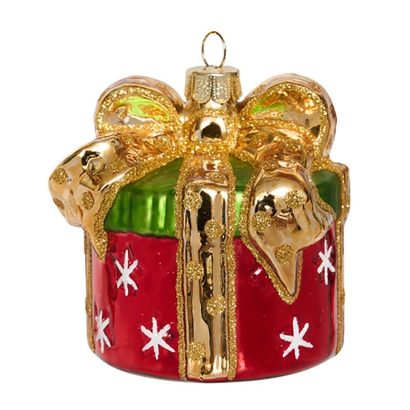Ёлочная игрушка НОВОГОДНИЙ ПОДАРОК, Holiday Classics, 5,7*7 см | Фото 1