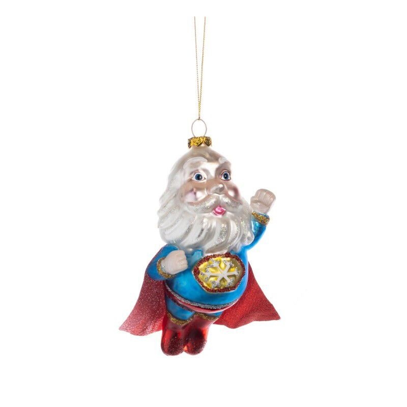 Ёлочная игрушка Санта Супермен Goodwill, 14 см | Фото 1