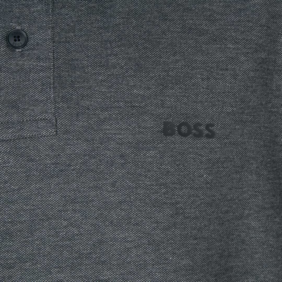 Мужское меланжевое поло из хлопка BOSS Orange | Фото 3