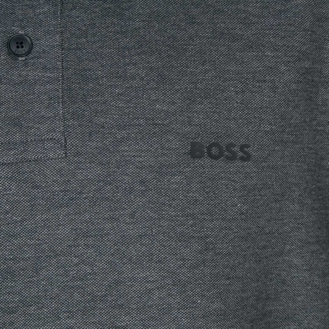 Мужское меланжевое поло из хлопка BOSS Orange | Фото 3